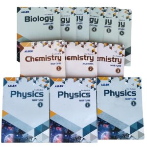 Allen NEET Class – 11th Nurture 2024-2025 USED Modules – Complete Set of 12 Books (Physics, Chemistry & Biology)