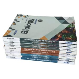 Allen NEET Class – 11th Nurture 2024-2025 USED Modules – Complete Set of 12 Books (Physics, Chemistry & Biology)